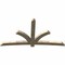 Ekena Millwork Davenport Rough Sawn Timber Gable Bracket, Douglas Fir, 108"W x 58"H x 4"D x 6"F, 13/12 Pitch GBW108X58X0406DAV00RDF - alternate 5